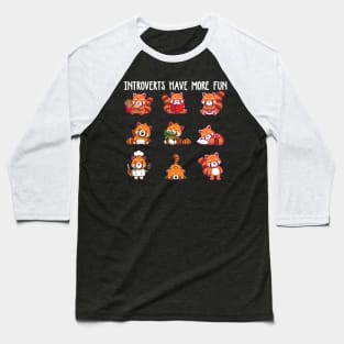 funny red panda Baseball T-Shirt